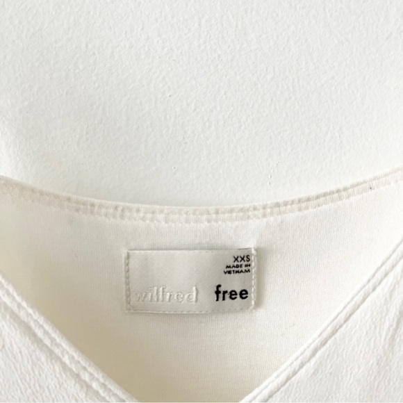 WILFRED Free | Vivienne Camisole Slip Dress White Size XXS Aritzia - Picture 7 of 10